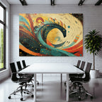 Abstrakte Kunst Farbige Formen