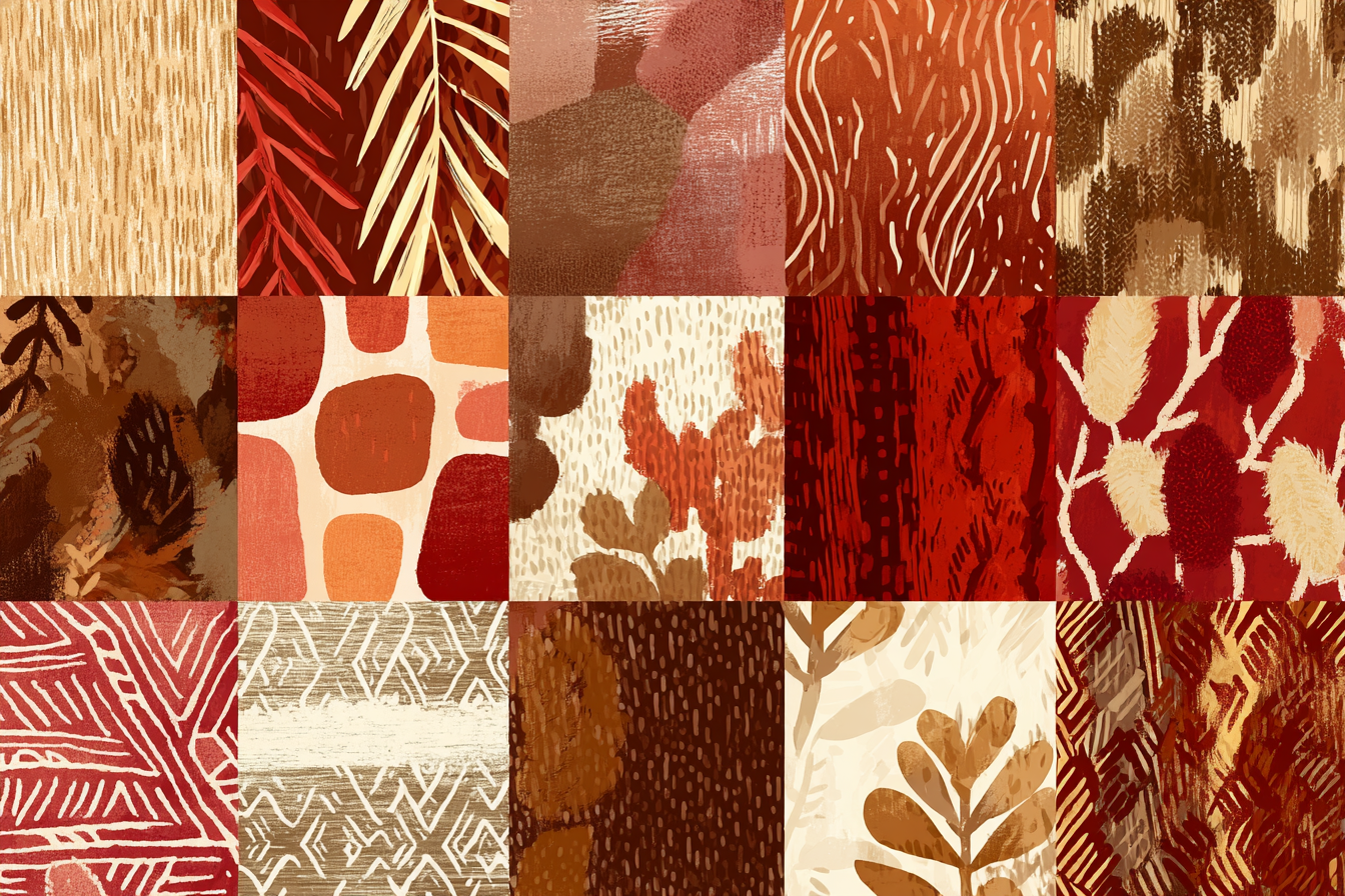 Kollage Abstrakte Muster | Boho Eklektisch | Einrichtungsstile