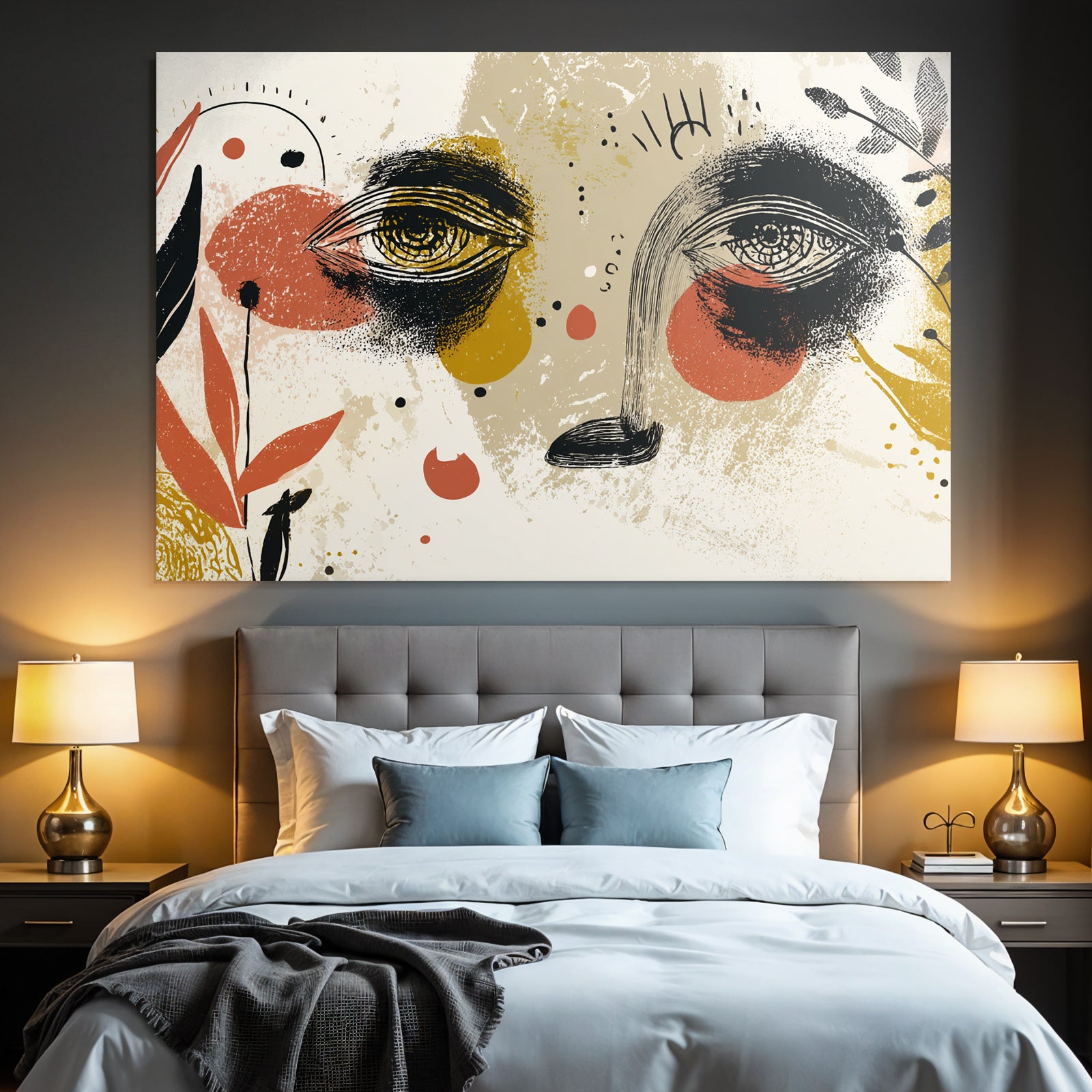 Kunst Mit Augen Formen Und Farben