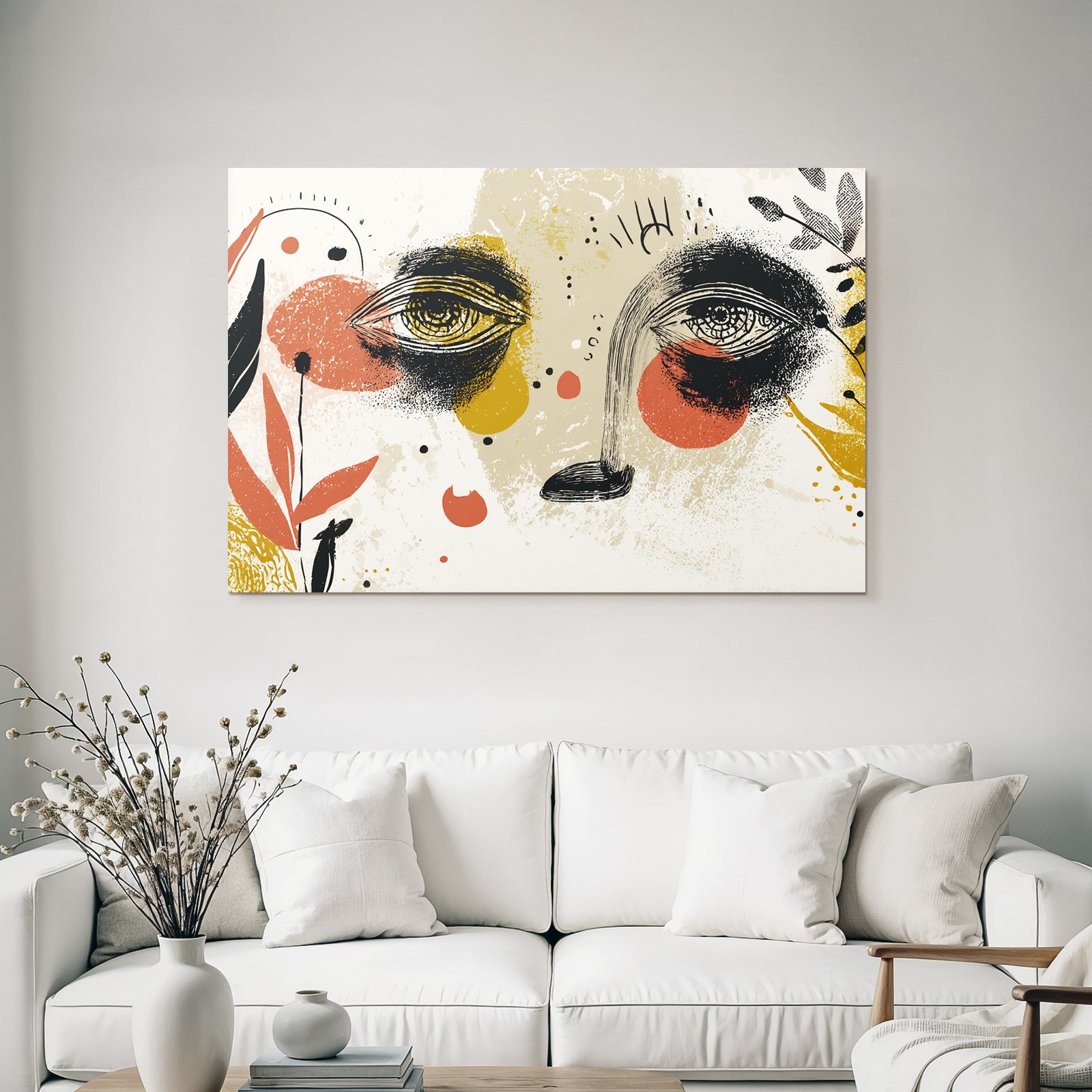 Kunst Mit Augen Formen Und Farben