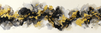 Fliessende Formen Schwarz Grau Gold Abstraktes Gemaelde | Grandeur Chic | Einrichtungsstile