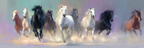 Pferde Rennend | Grandeur Chic | Einrichtungsstile
