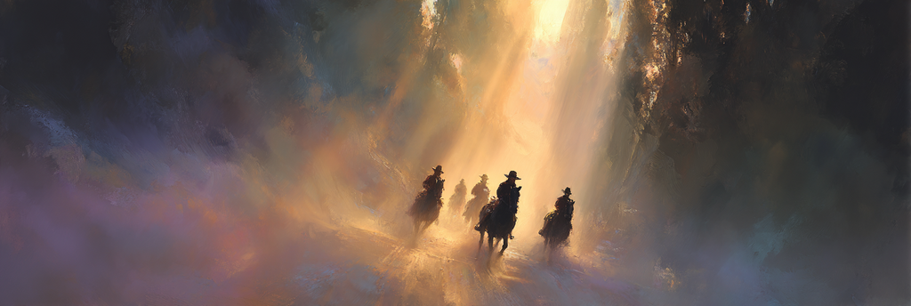 Traumhafte Reitfiguren Im Nebel | Grandeur Chic | Einrichtungsstile