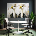 Enten Mit Hueten Impressionistisch