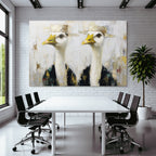 Enten Mit Hueten Impressionistisch