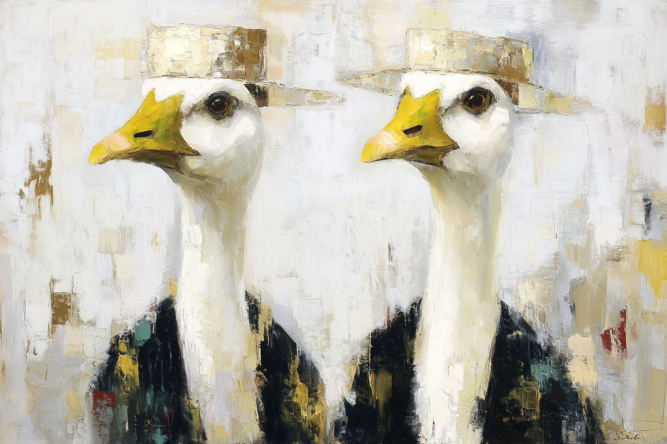 Enten Mit Hueten Impressionistisch | Grandeur Chic | Einrichtungsstile
