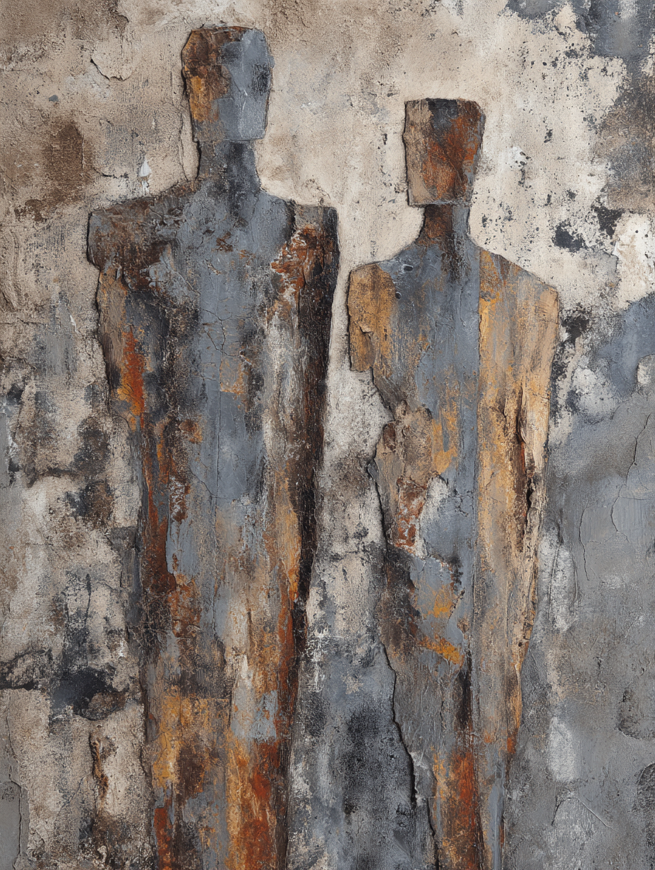  Abstrakte Figuren Texturiert Hintergrund Erdtonen | Industrial | Einrichtungsstile