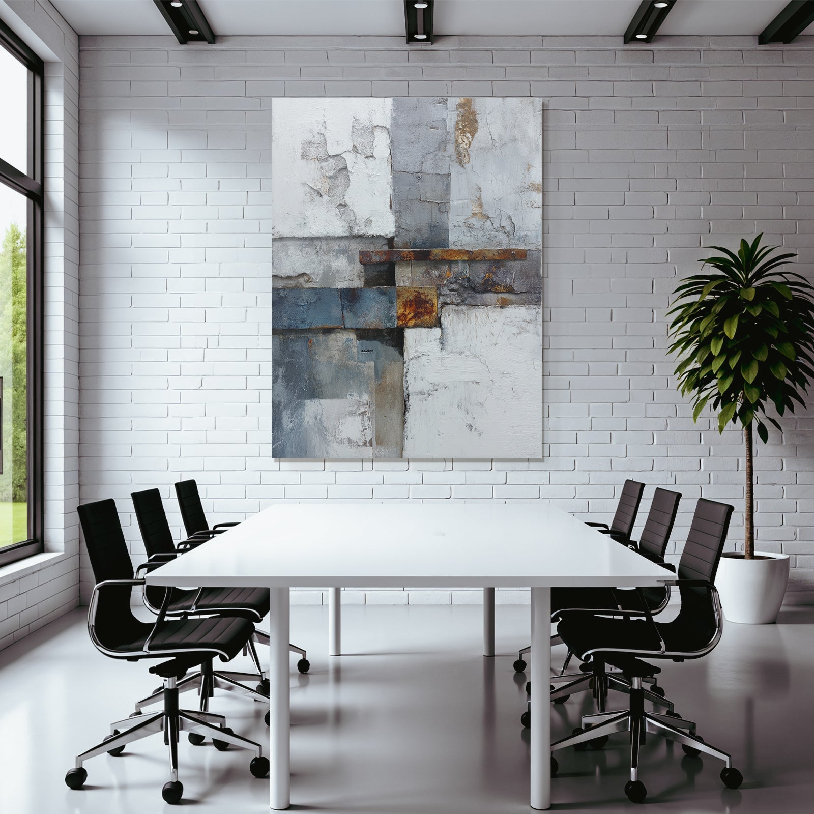 Abstrakte Komposition Mit Texturen Und Farben