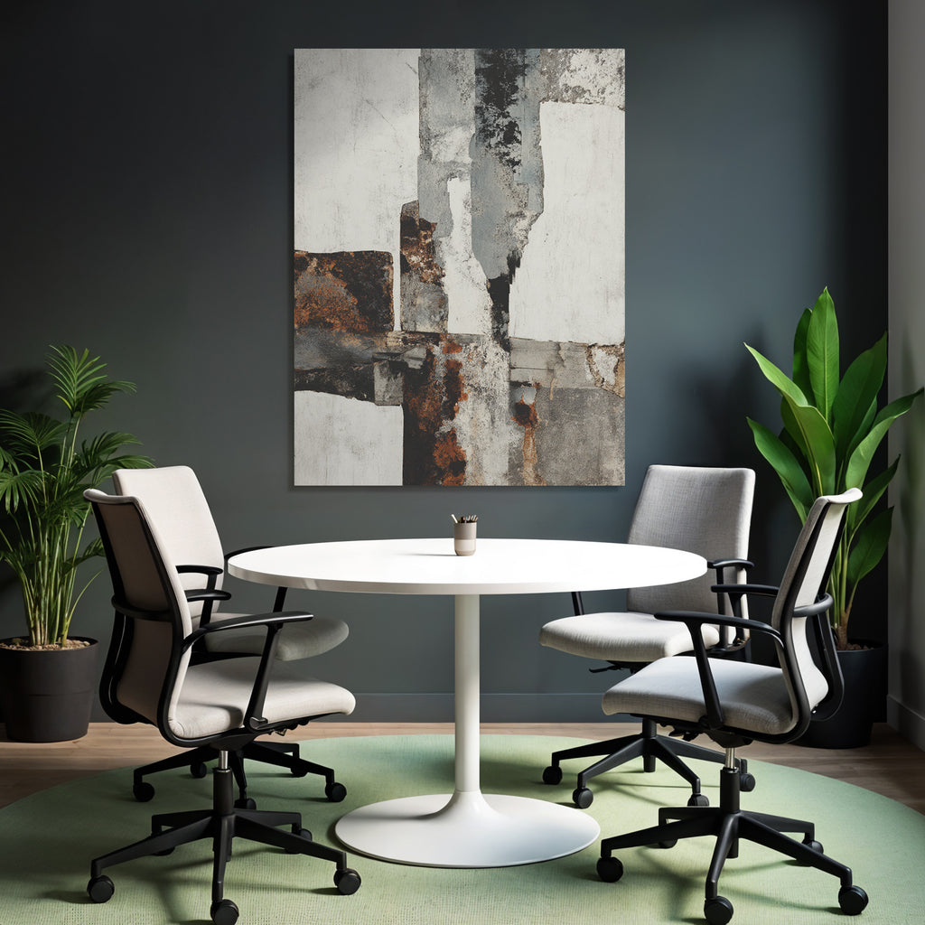 Abstrakte Kunst Farbenmuster Textur Wand