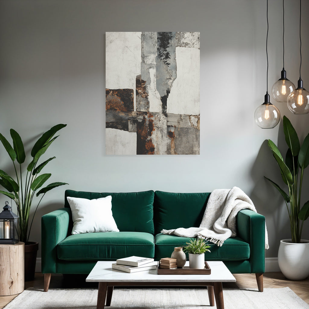 Abstrakte Kunst Farbenmuster Textur Wand