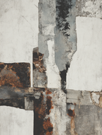  Abstrakte Kunst Farbenmuster Textur Wand | Industrial | Einrichtungsstile