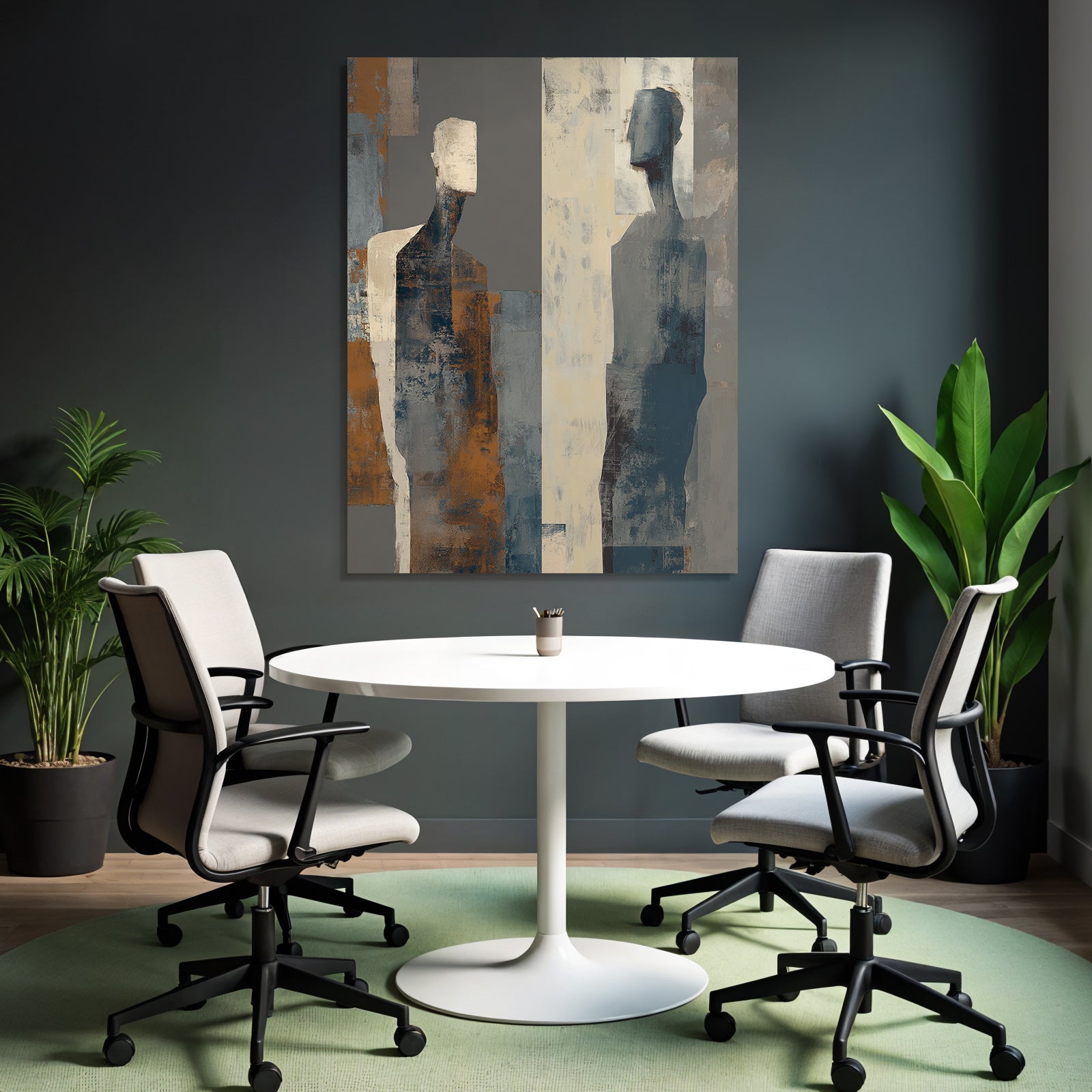 Abstrakte Kunst Figurative Darstellungen Geometrische Formen Und Texturen