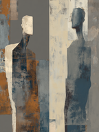  Abstrakte Kunst Figurative Darstellungen Geometrische Formen Und Texturen | Industrial | Einrichtungsstile