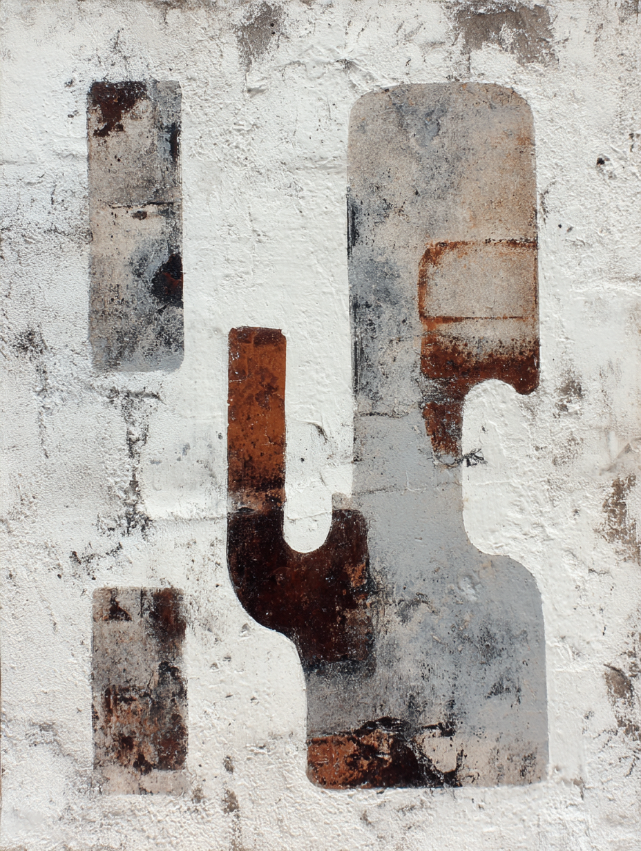  Abstrakte Kunst Formen Texturen | Industrial | Einrichtungsstile
