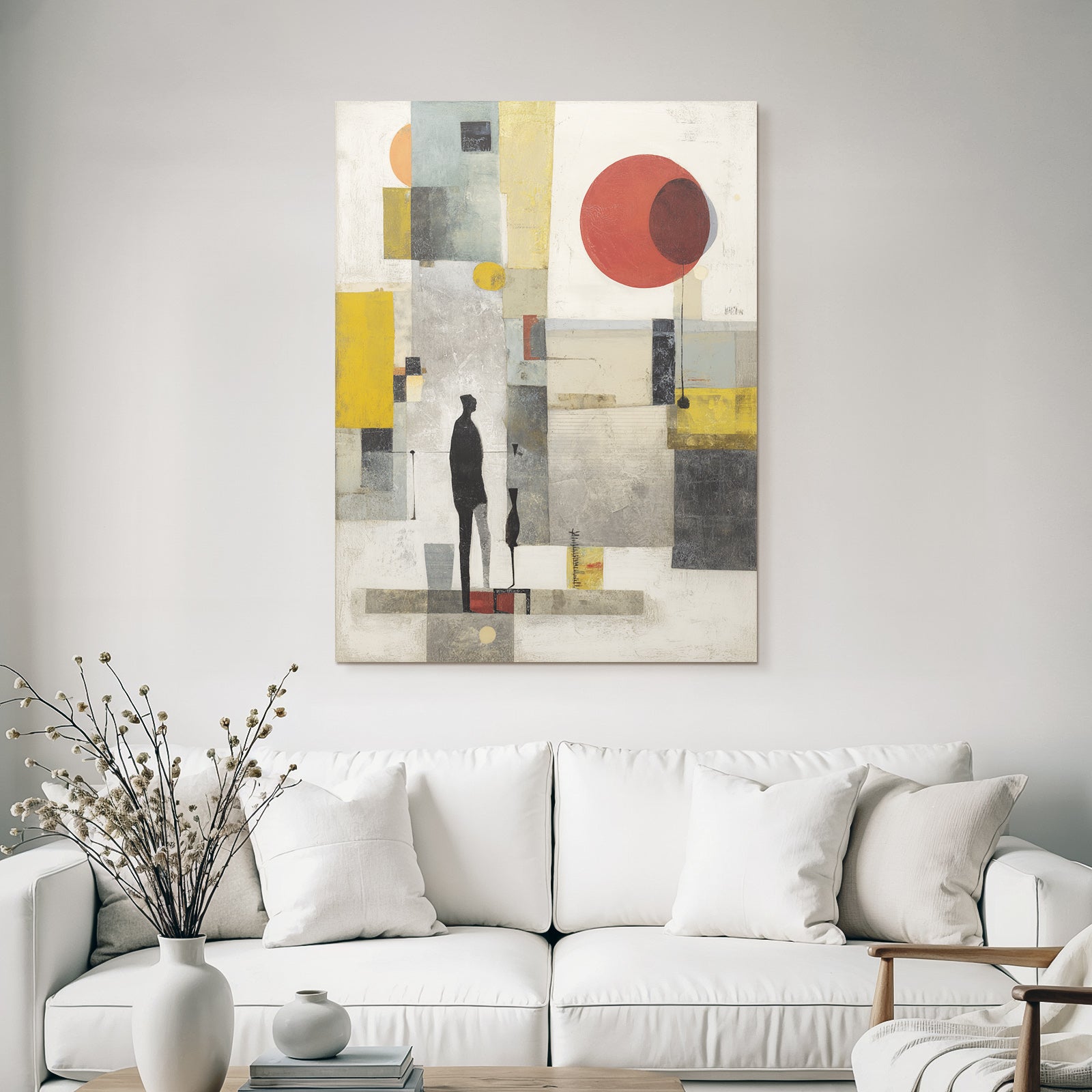 Abstrakte Kunst Geometrische Formen Moderne Minimalistisch