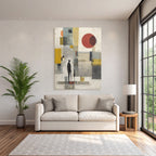 Abstrakte Kunst Geometrische Formen Moderne Minimalistisch