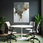 Abstrakte Kunst Grau Rost Und Weiss Textur