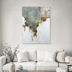 Abstrakte Kunst Grau Rost Und Weiss Textur