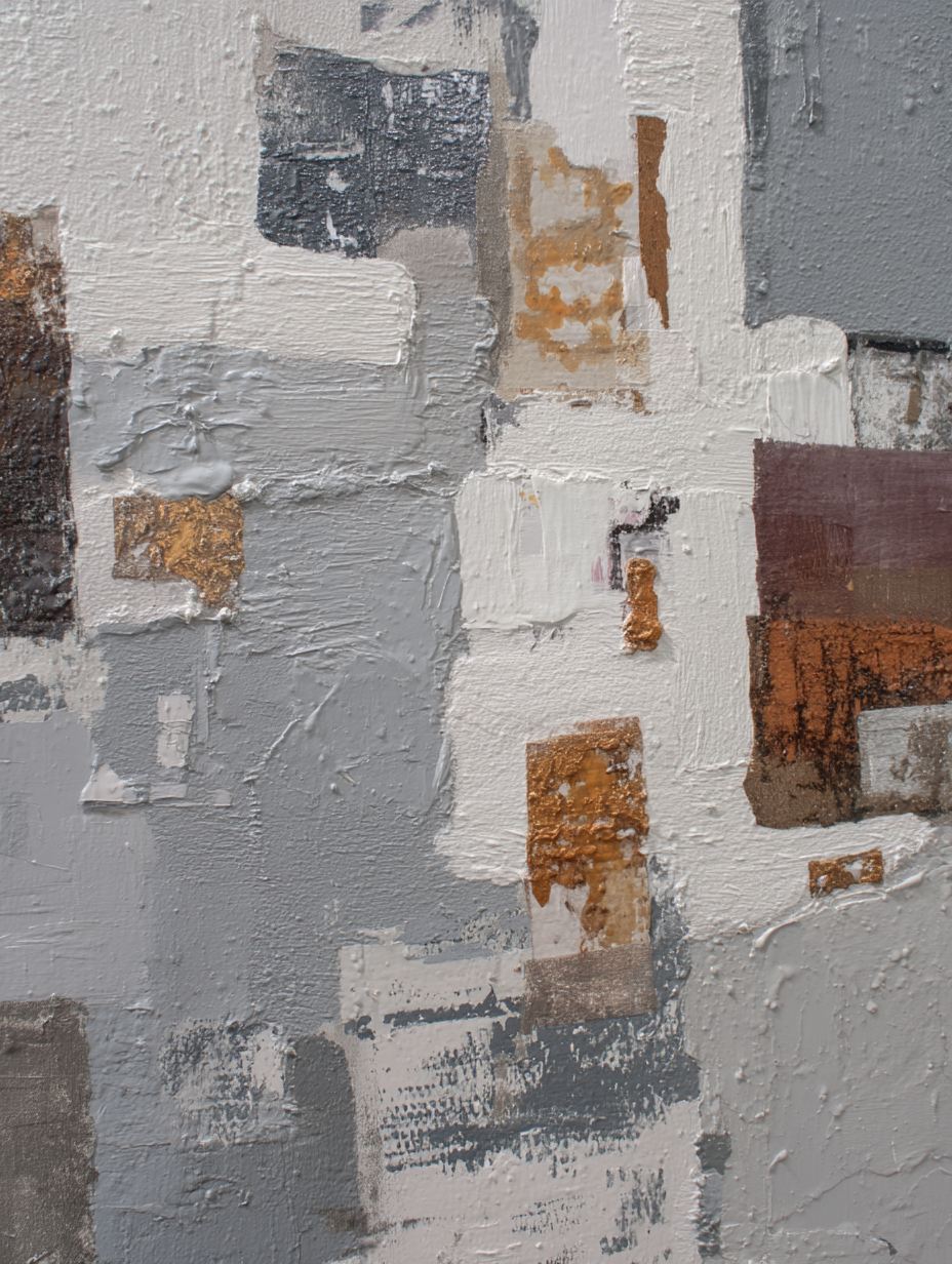  Abstrakte Kunst Graue Weisse Goldene Braune Texturen | Industrial | Einrichtungsstile