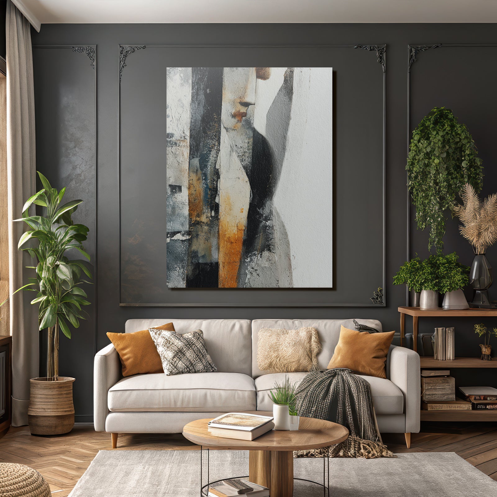 Abstrakte Kunst Menschliche Figur Stilisiert