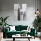 Abstrakte Kunst Texturen Weiss Blau Braun
