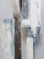  Abstrakte Kunst Texturen Weiss Blau Braun | Industrial | Einrichtungsstile