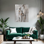 Abstrakte Kunst Zwei Figuren