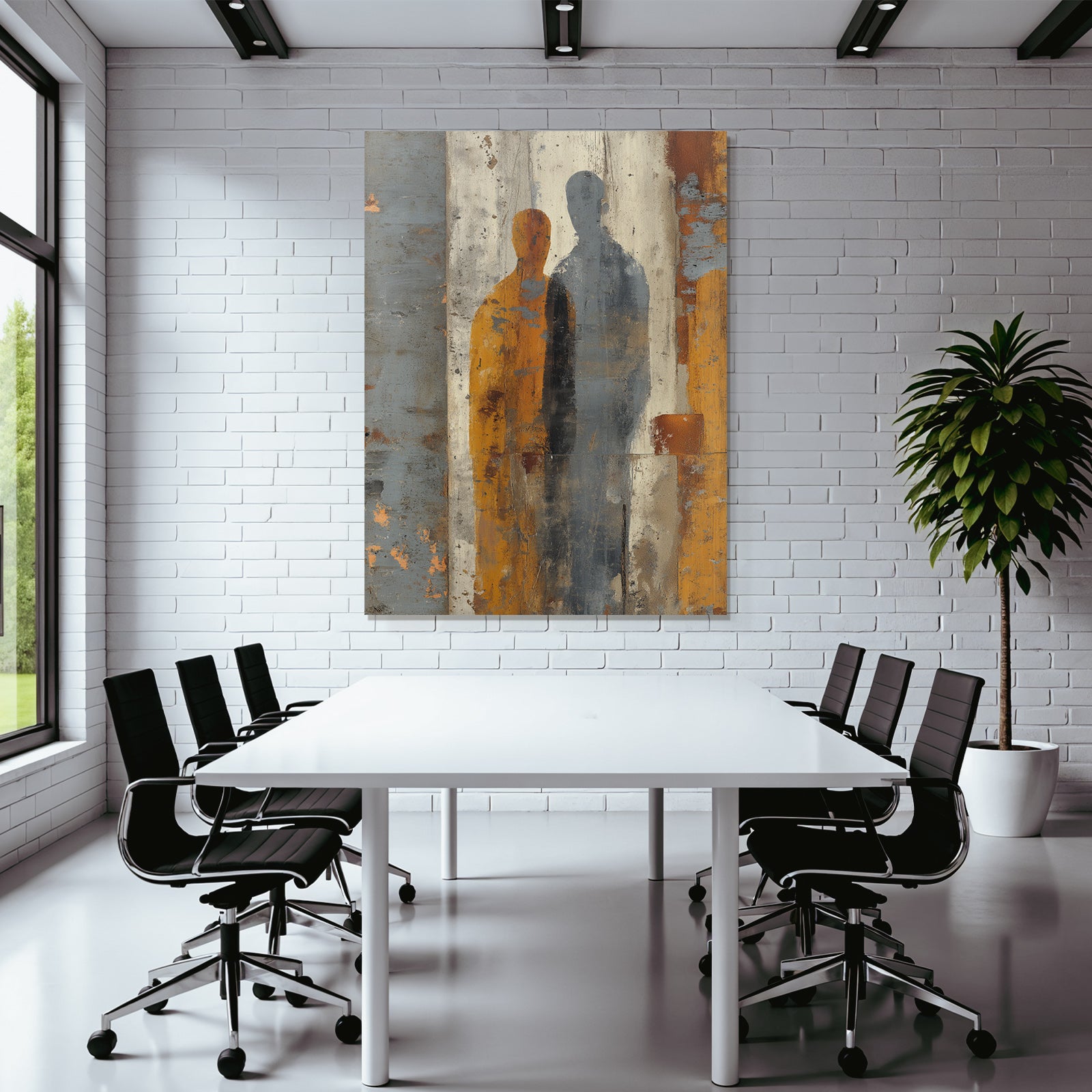 Abstrakte Menschliche Figuren Texture Hintergrun