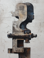  Abstrakte Skulptur Gesicht Industrial Elements | Industrial | Einrichtungsstile