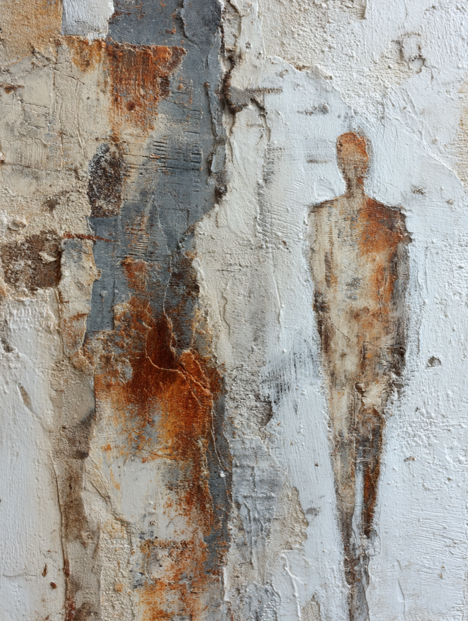  Abstrakte Strukturen Rot Und Grau Figur | Industrial | Einrichtungsstile