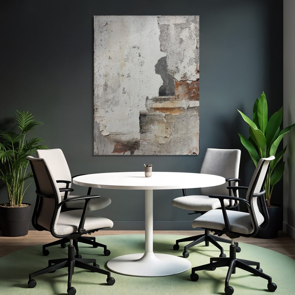 Abstraktekunst Silhouetten Profil Reizvoller Hintergrund