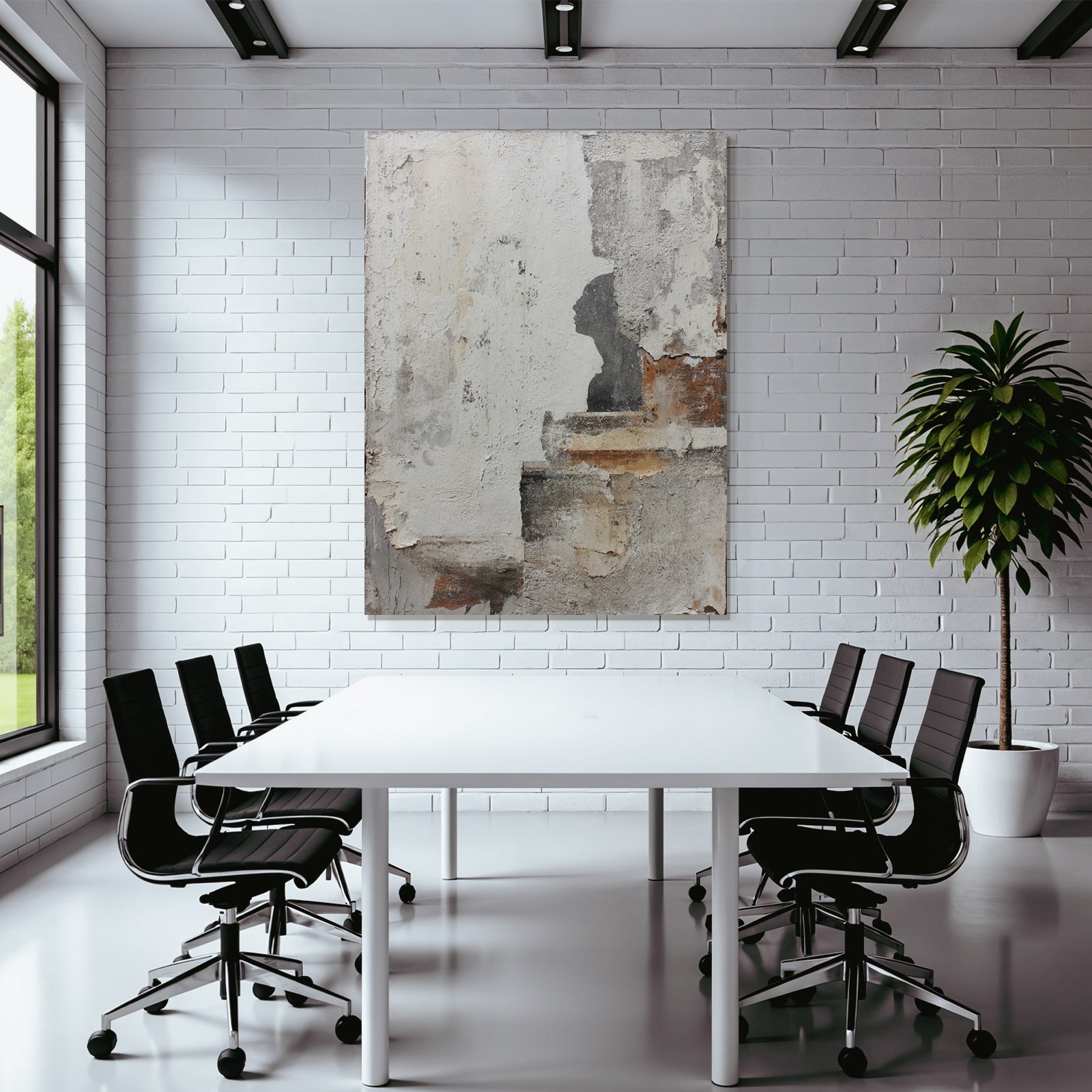 Abstraktekunst Silhouetten Profil Reizvoller Hintergrund