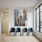 Abstraktes Design Menschliche Figuren