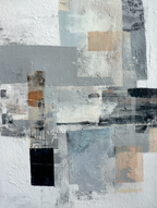  Abstraktes Kunst Grau Weisse Texturen | Industrial | Einrichtungsstile
