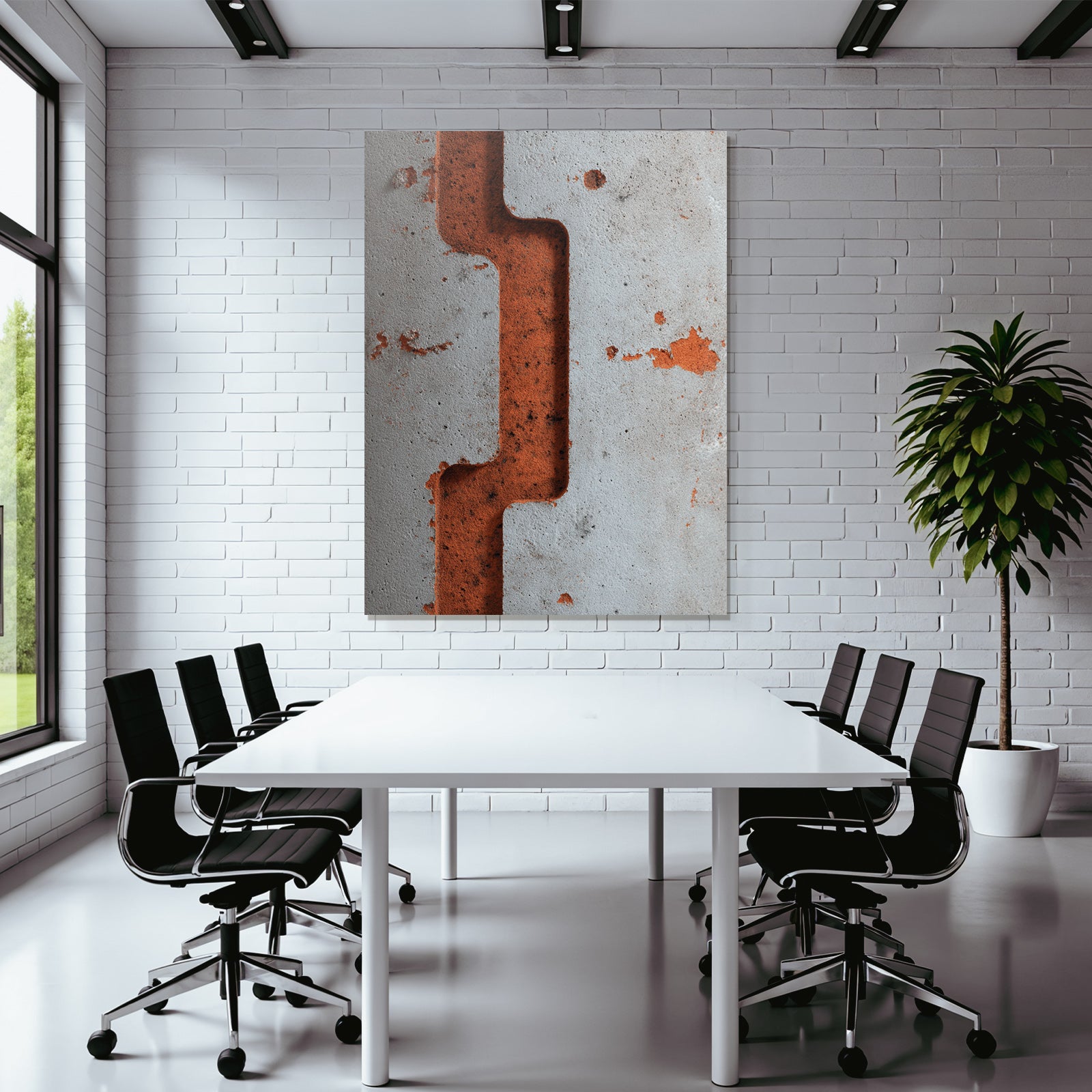 Betonstruktur Rot