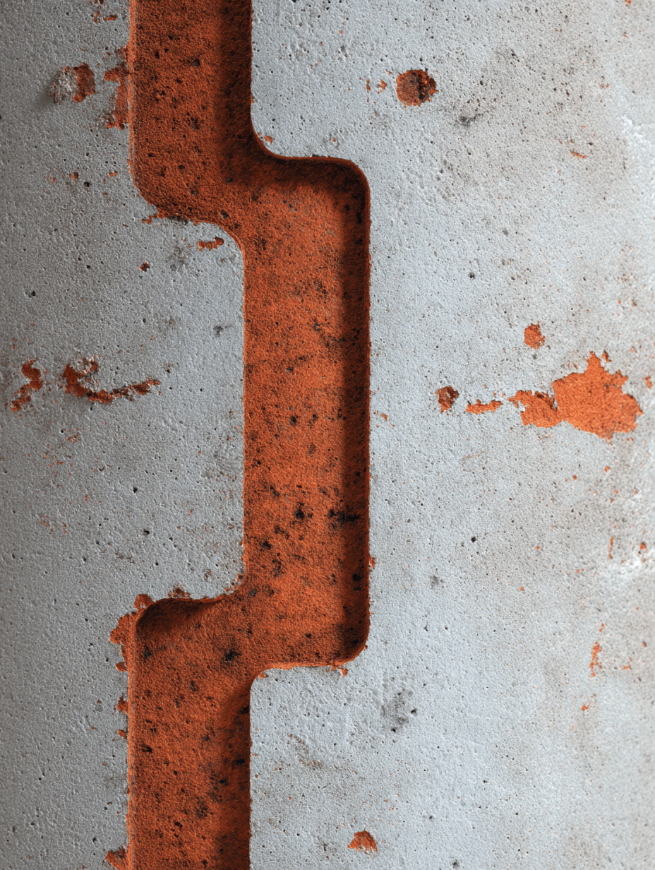  Betonstruktur Rot | Industrial | Einrichtungsstile