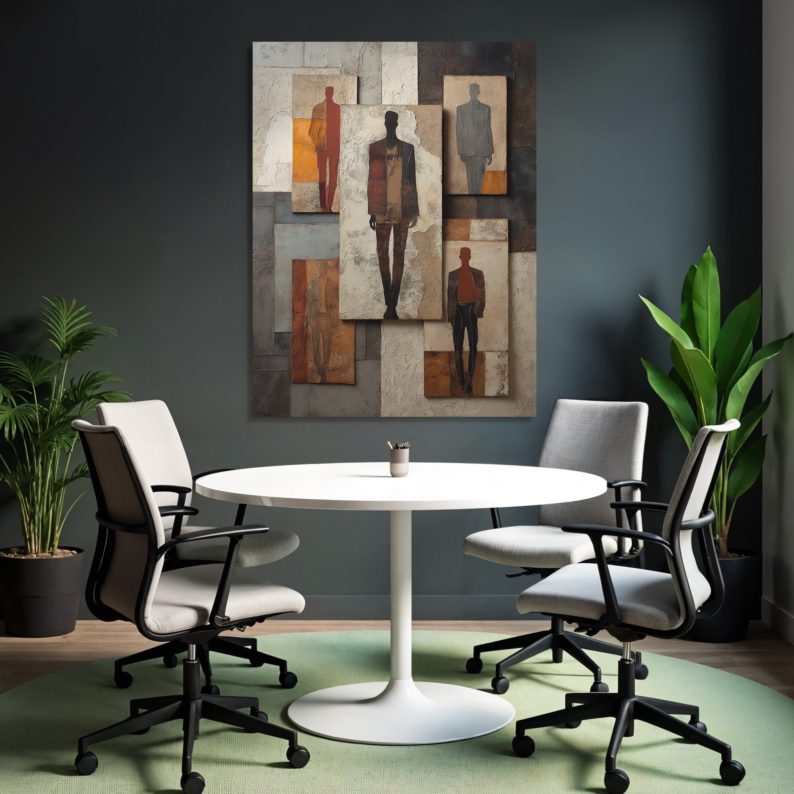 Dekorative Kunst Abstrakte Figuren