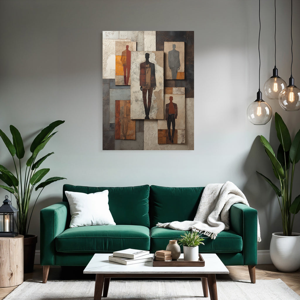 Dekorative Kunst Abstrakte Figuren