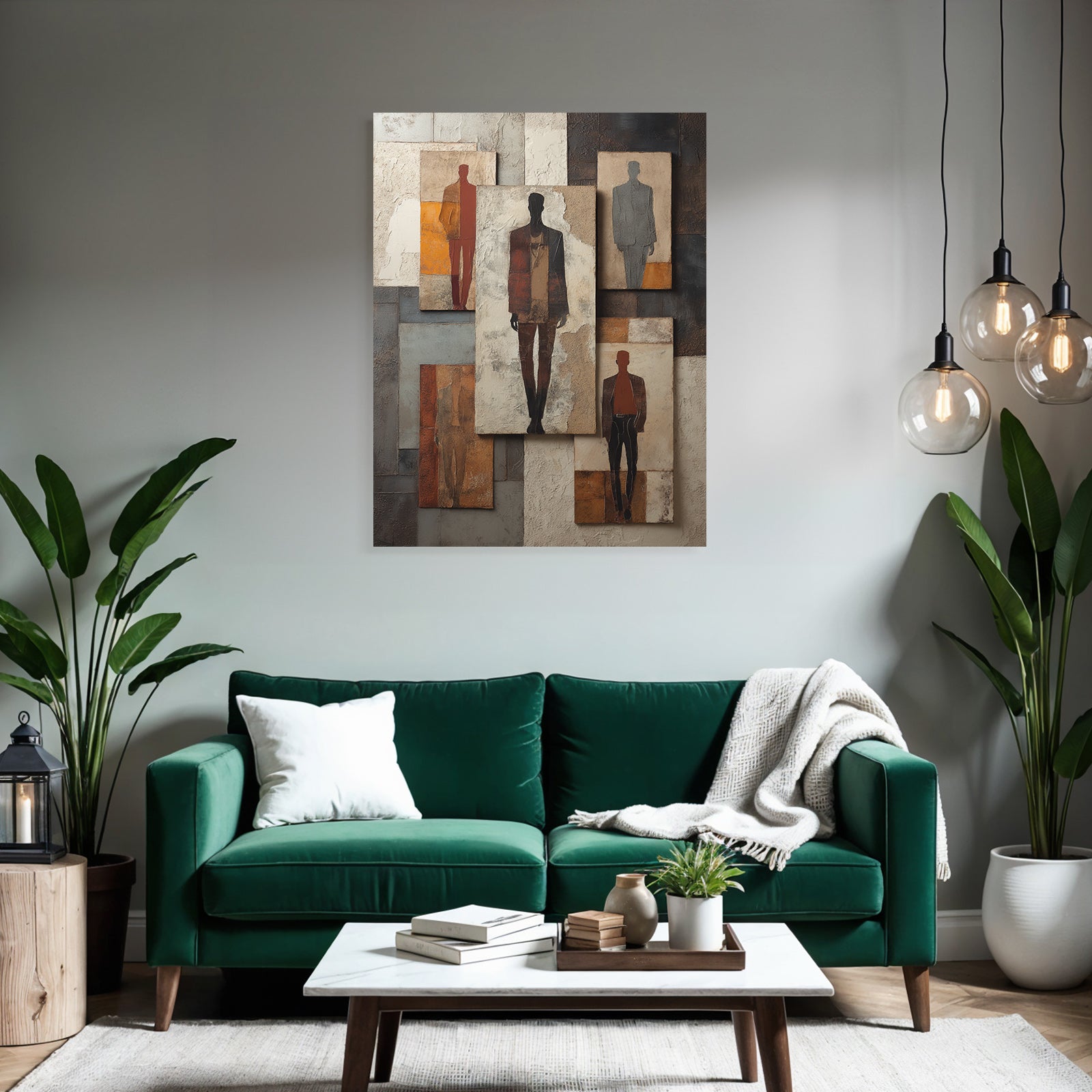 Dekorative Kunst Abstrakte Figuren