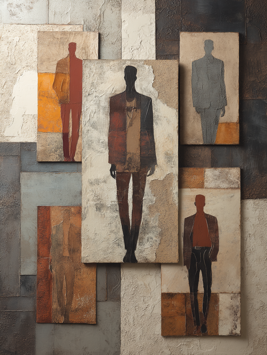  Dekorative Kunst Abstrakte Figuren | Industrial | Einrichtungsstile