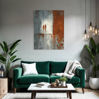 Figuren Schatten Textur Grau Rost Farben