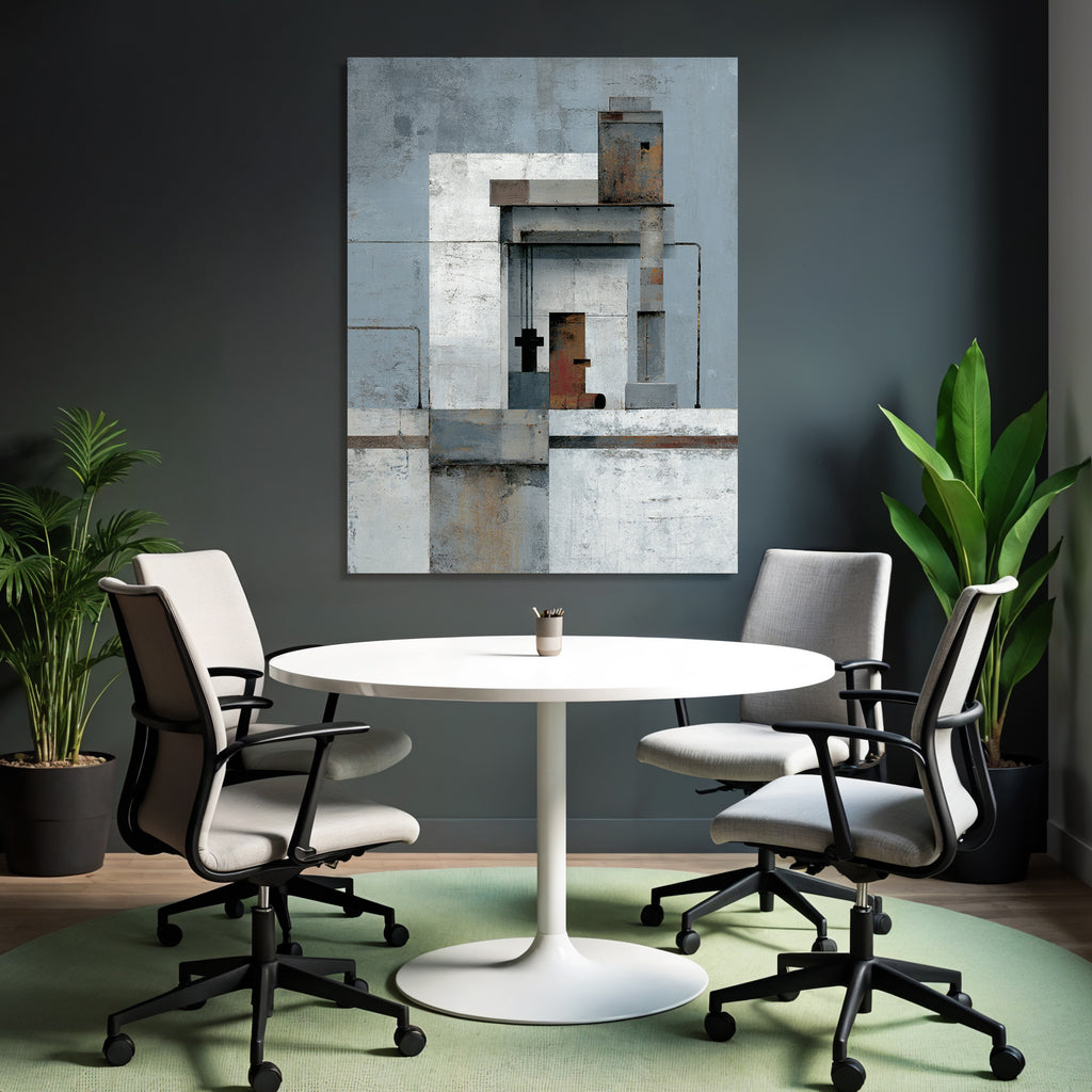 Geometrische Formen Staedtebau Kunstwerk