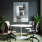Geometrische Formen Staedtebau Kunstwerk
