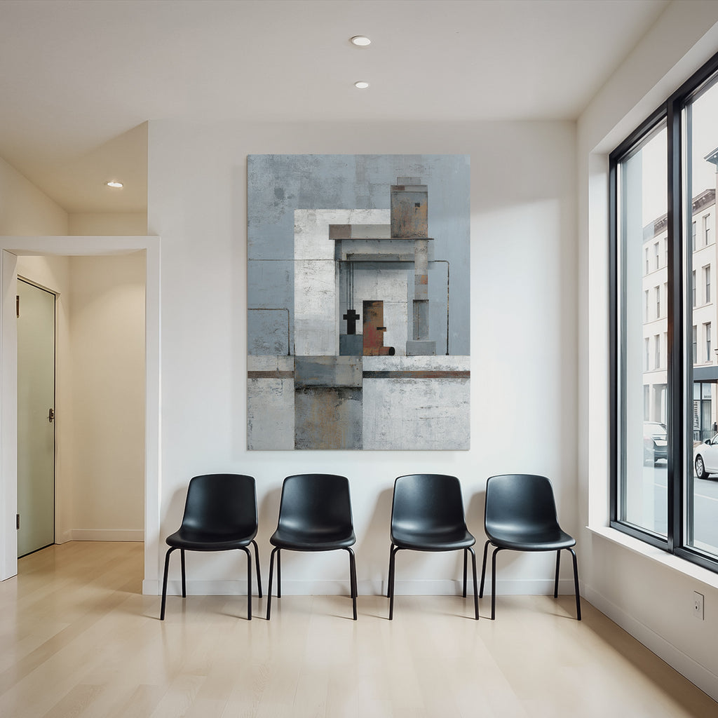 Geometrische Formen Staedtebau Kunstwerk