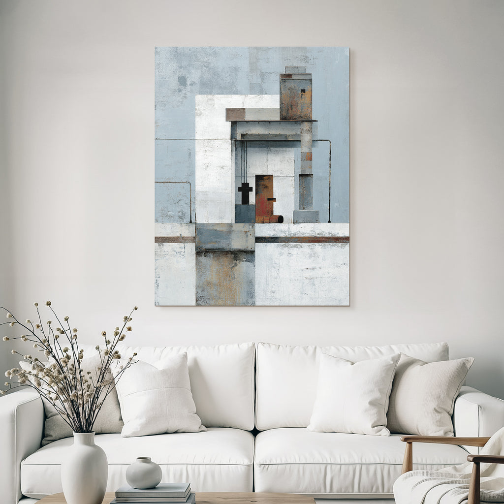 Geometrische Formen Staedtebau Kunstwerk