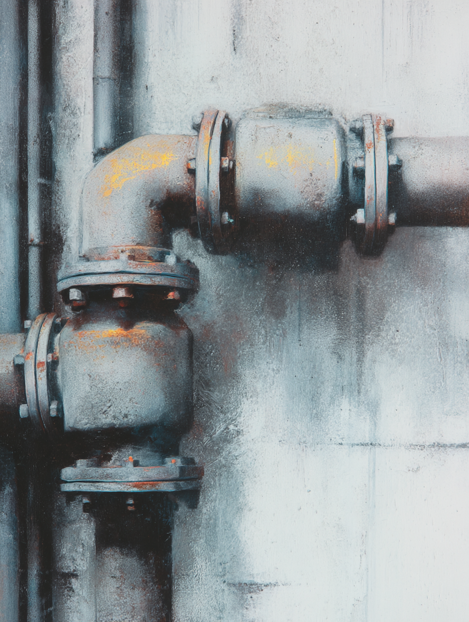  Industrielle Rohrdetails Roststruktur | Industrial | Einrichtungsstile