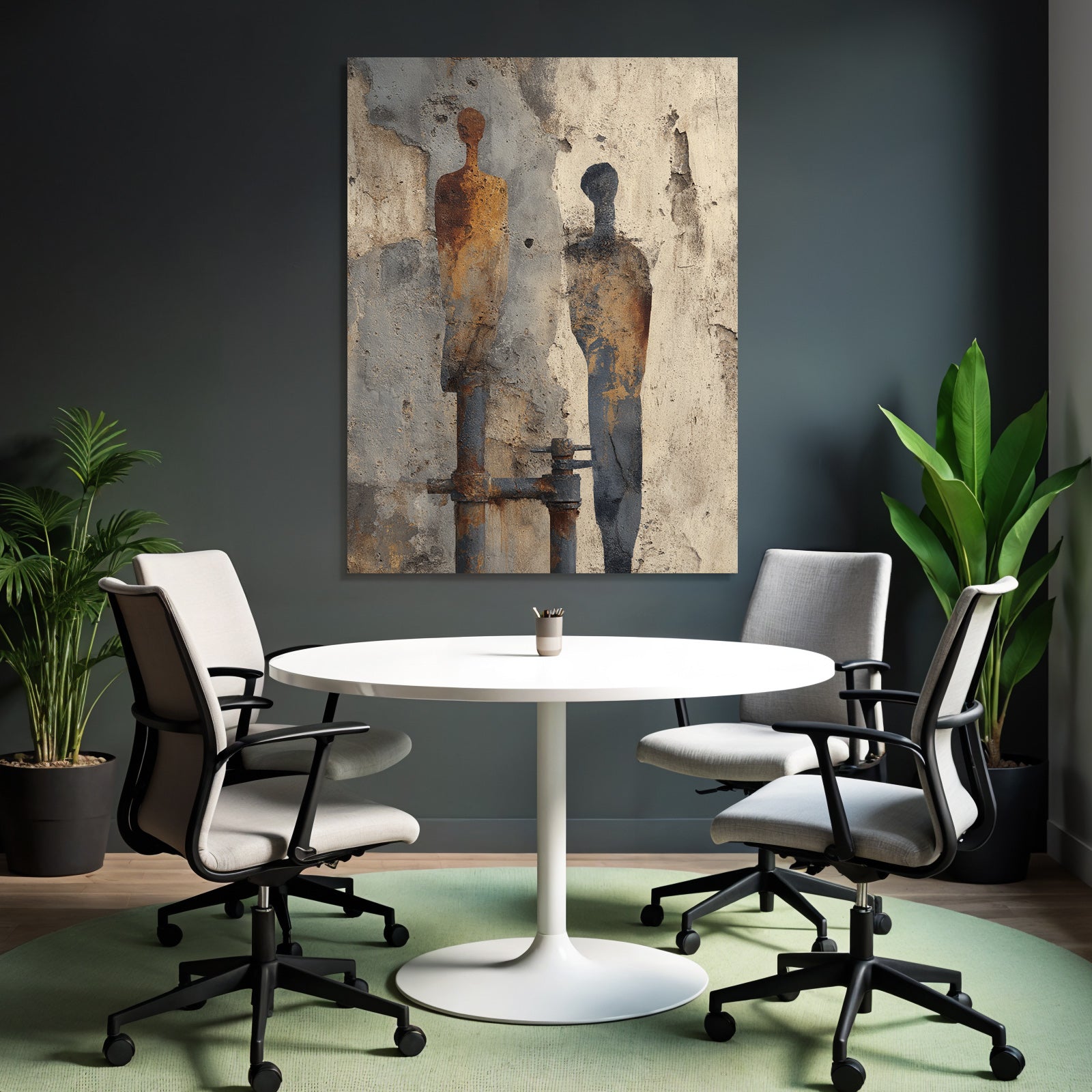 Menschen Figuren Wand Malerei
