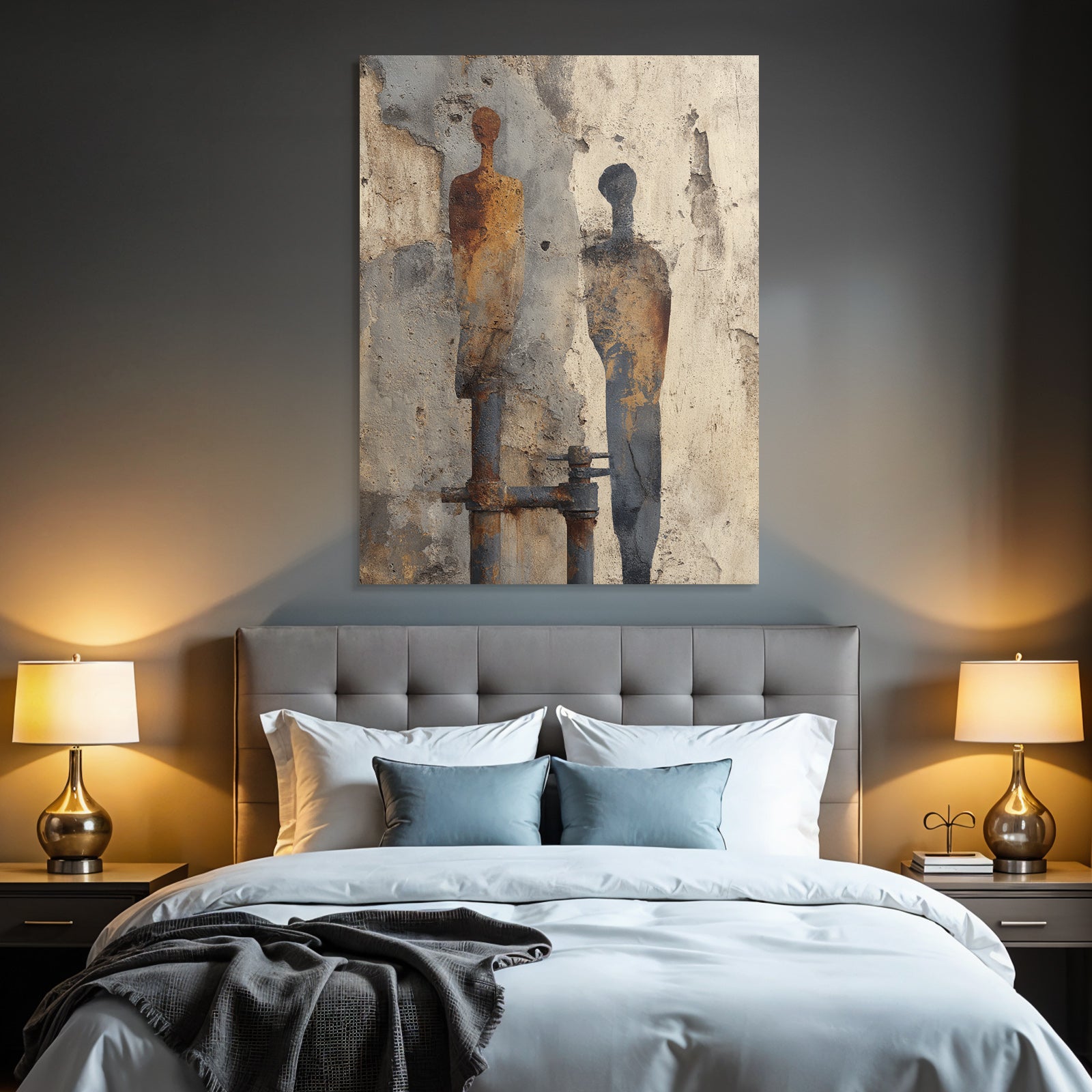 Menschen Figuren Wand Malerei