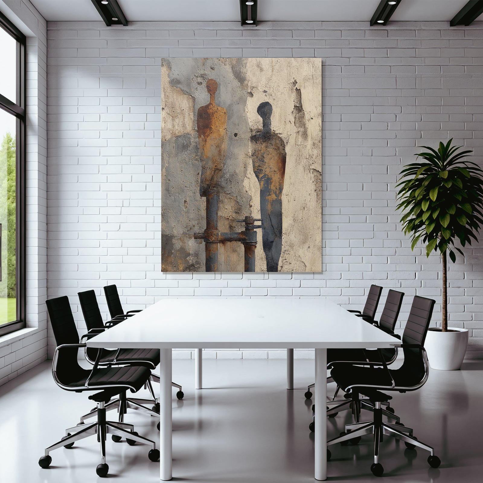 Menschen Figuren Wand Malerei