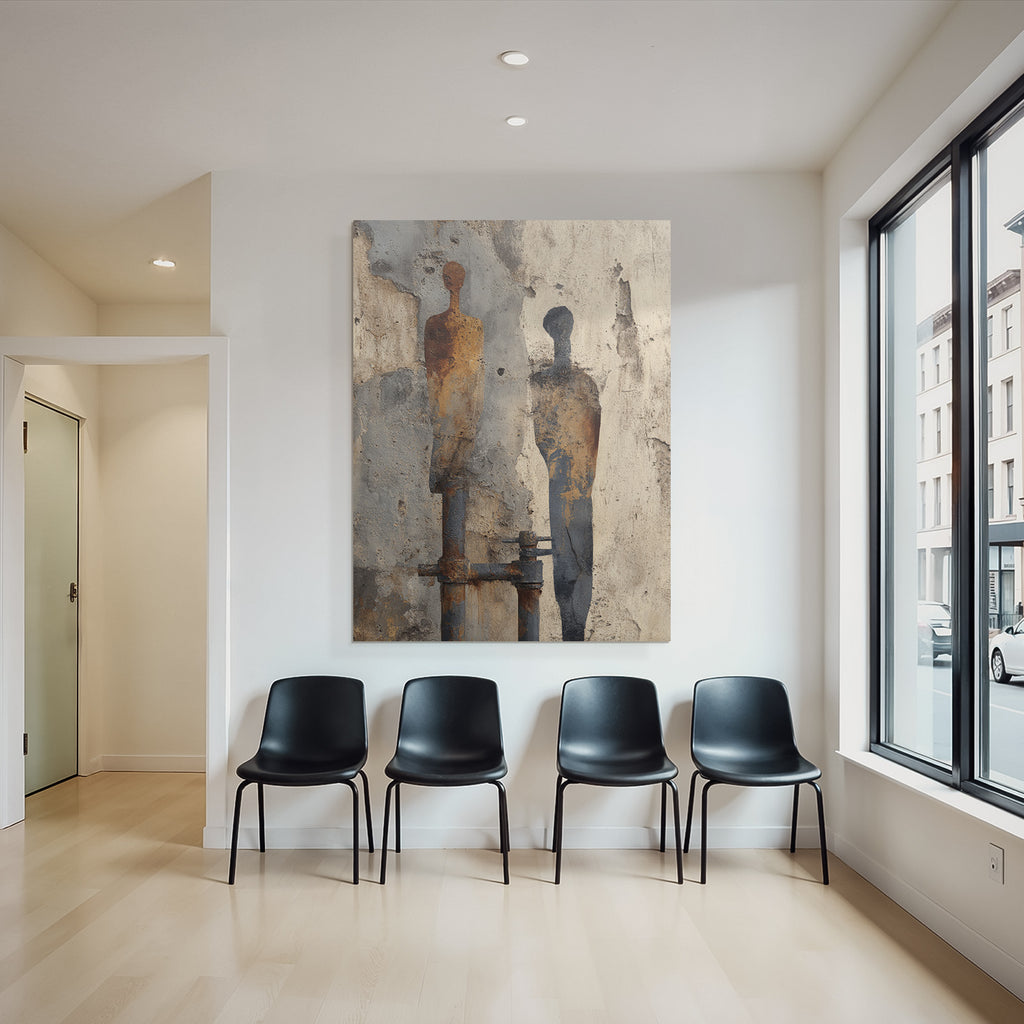 Menschen Figuren Wand Malerei